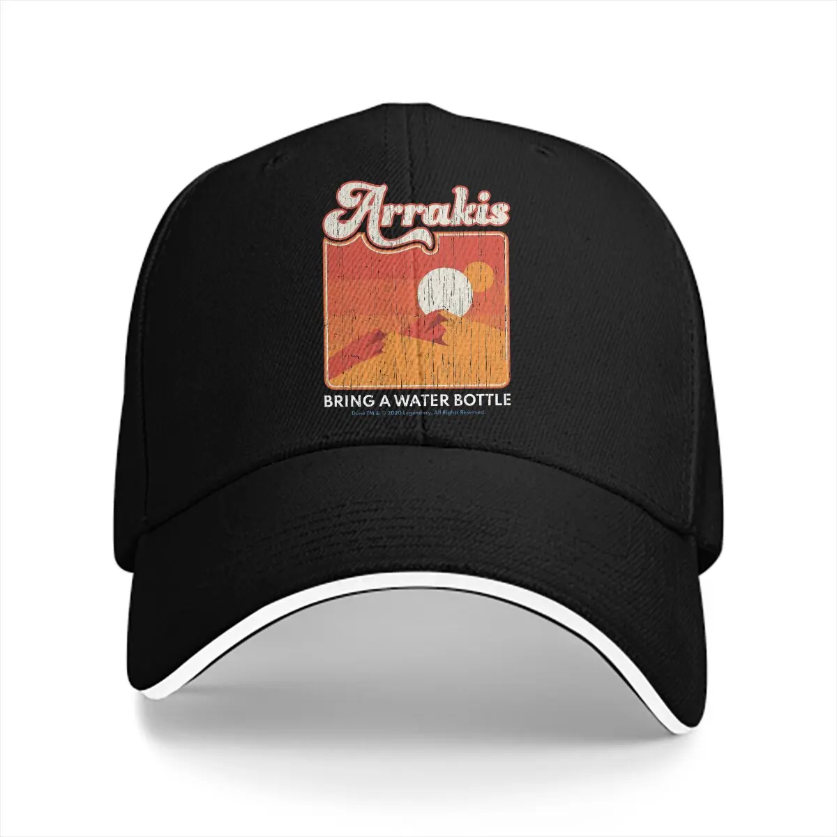 Pure Color Dad Hats Arrakis Desert Casual Hat Sun Visor Caps Dune Arrakis Film Peaked Cap