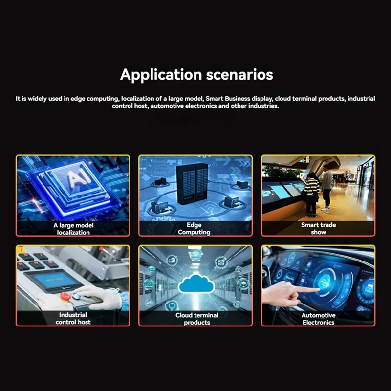 Untuk Luckfox Core3576 AI Papan Inti 6 Atasan Octa-core Banyak RK3576 ARM Mali G52 MC3 AI Papan Kontrol Inti