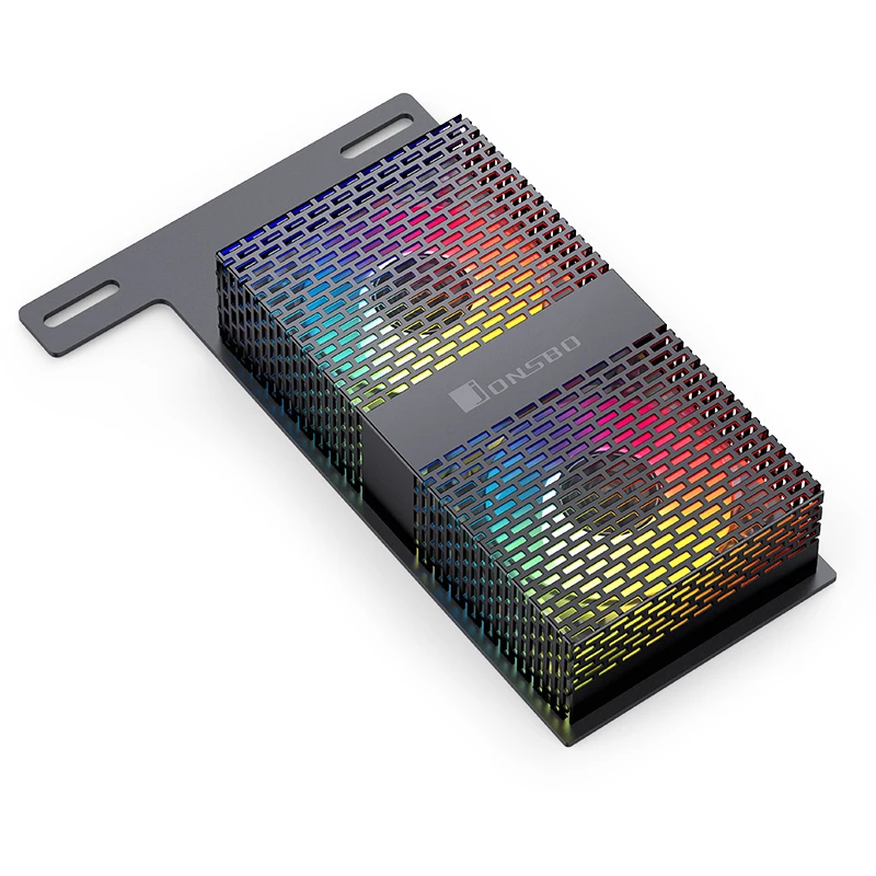 مبرد ذاكرة الوصول العشوائي 4Pin PWM Dual 5020 مراوح تبريد ذاكرة الكمبيوتر المبرد 5 فولت 3PIN ARGB RAM مبرد الذاكرة لتبريد DDR4 DDR5