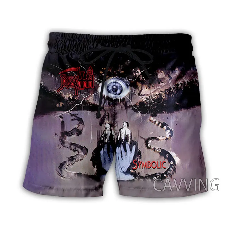 New Fashion 3D Print Death Rock Band  Summer Beach Shorts  Streetwear Men Quick Dry Vacation Casual Shorts