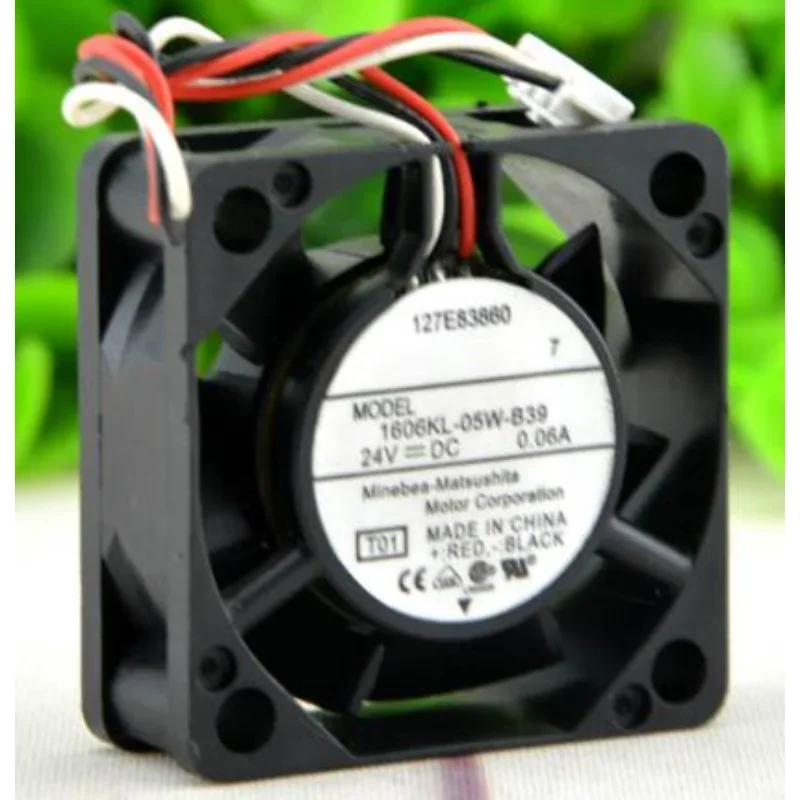 Original CPU Cooling Fan For NMB 1606KL-05W-B39 24V 0.06A 4015 Frequency Converter Copier Fan 40x40x15mm