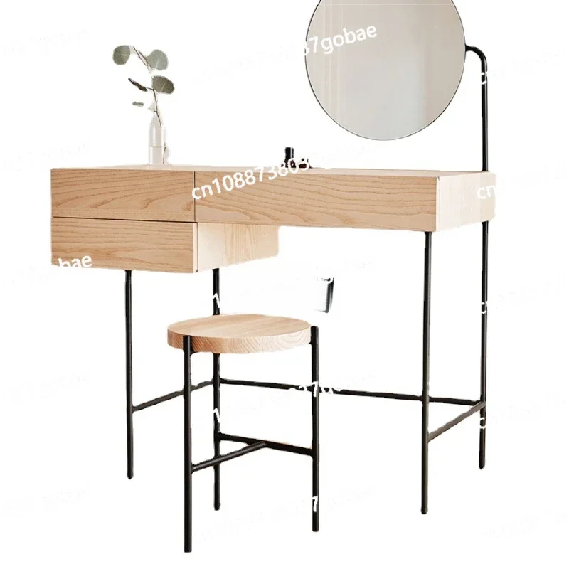 LMM Modern Minimalist Internet Celebrity Dresser Stitching Makeup Table