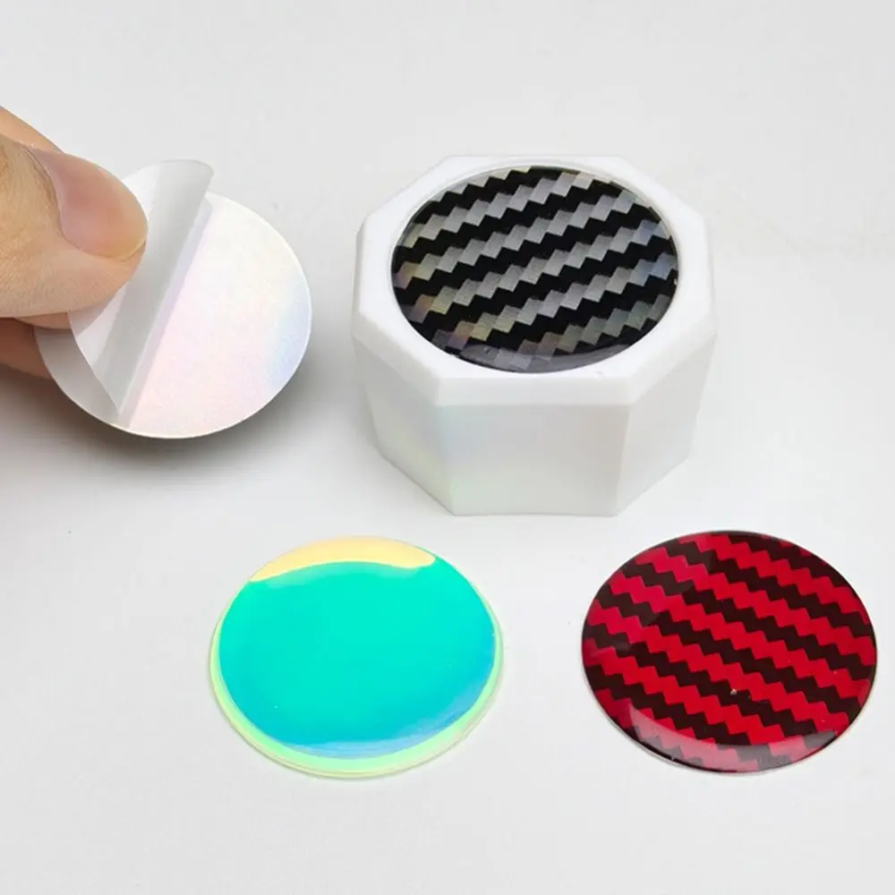 

2Pcs 30mm Size Pickleball Paddle Butt Cap Cover Luminous Seamless Butt End Sticker 3D Creativity Decal Pickleball Paddle Decor