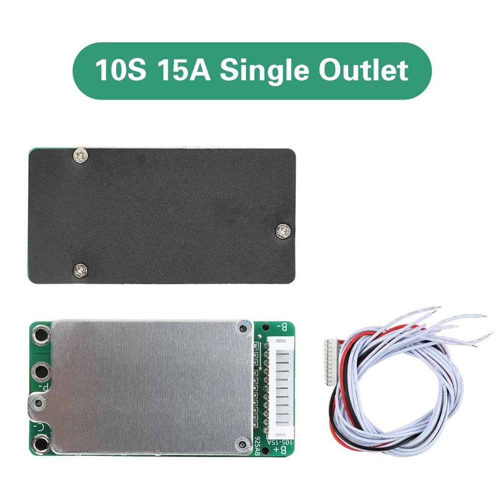 BMS 10S 36V 15A Lithium Battery Protection Board for 18650 Li-ion Pack Electric Bike Scooter E-Vehicle Battery Management System image 2