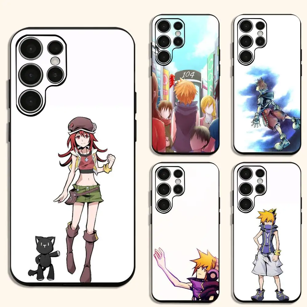 

The World Ends with You Phone Case For Samsung Galaxy S 24,25,23,22,21,20 Plus Ultra 5G Lite Shockproof Cover