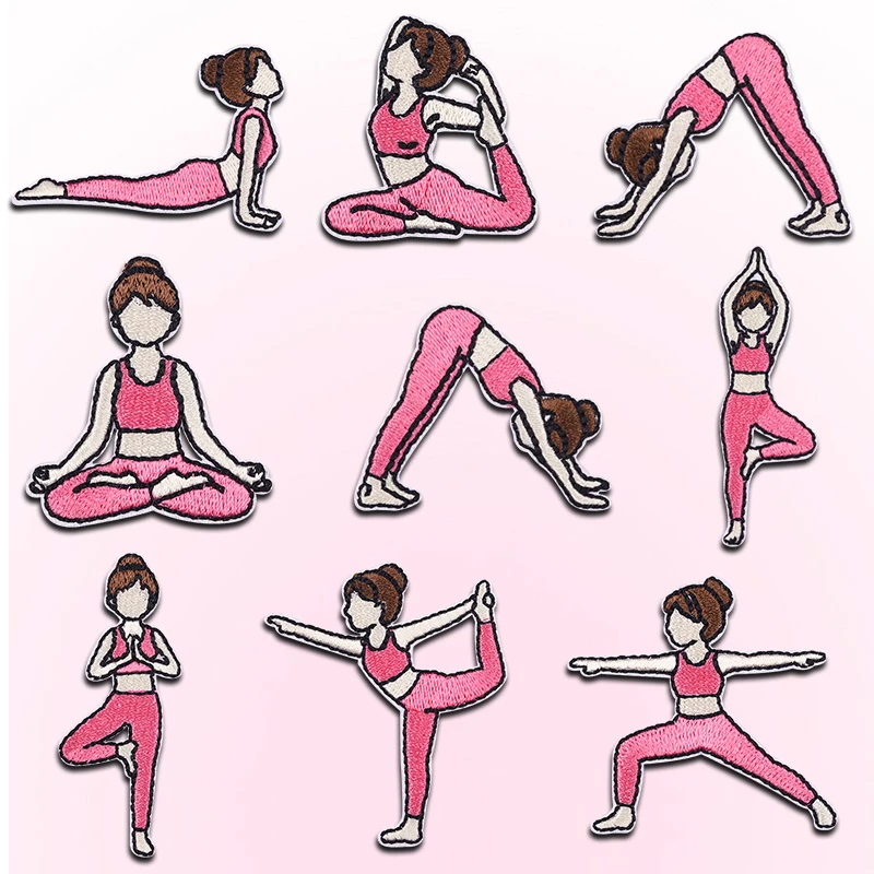 Yoga Girl Embroider… - image