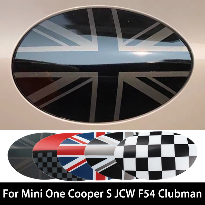 For Mini One Cooper S JCW F54 Clubman Car Fuel Tank Cap Protective Sticker Cover Decoration Styling Auto Accessories