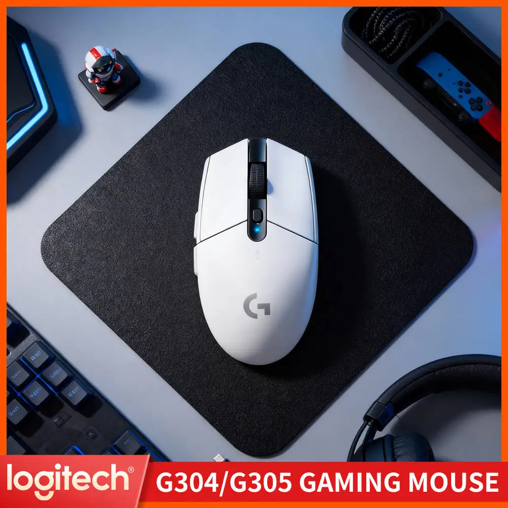 Logitech G304 LIGHTSPEED Wireless Gaming Mouse 12000 DPI HERO Sensor 1ms Latency 250hr Battery Reliable Build Users