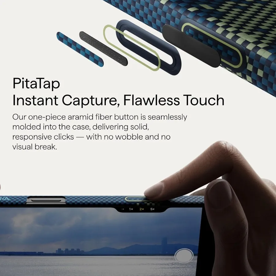 아이폰 17 프로 케이스 6.3 카메라 컨트롤 버튼 포함, MagSafe 호환 울트라 슬림 케이스, 케이스 없는 터치 감각