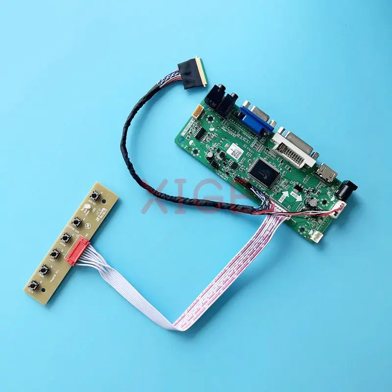 DIY Kit Controller Driver Board For CLAA140WB01 CLAA140WB11A 1366x768 LVDS 40 Pin DVI VGA 14