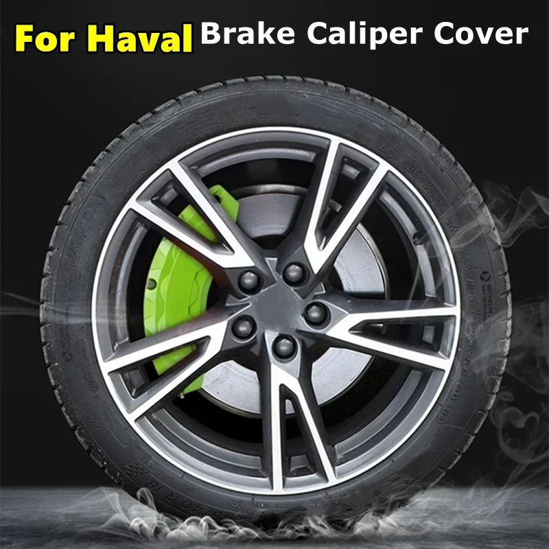 For Haval Car Brake Caliper Cover Aluminum Alloy Front Rear Wheel Fit H6 H6S M6 DARGO H-DOG B26 H9 H5 F5 F7 F7X JOLION H7 H8