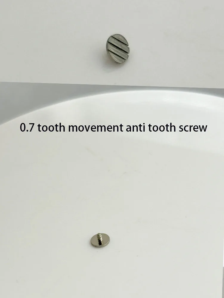 Watch accessories: 0.7 tooth movement, anti tooth screw, stainless steel material, compatible with multiple major brands