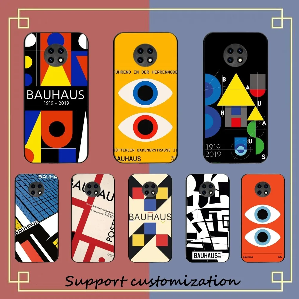 

Geometric Bauhaus Art Phone Case For Redmi Note 4 X 5 A 6 7 8 T 9 9S 10 11 11S 11Epro Poco M3 Pro