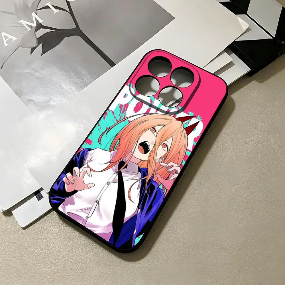 Funda de silicona para teléfono Xiaomi 17Ultra 15 14 13 12 Pro Ultra Redmi 15 Pro Plus 5G 4G con diseño de Anime Chainsaw Man Pochita
