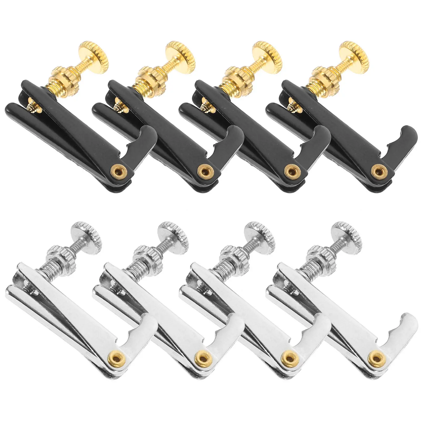 

8Pcs Compact Metal Violin Tuning Keys Simple Structure Violin Tuner Key for Tension Control Violinist Practice Gear