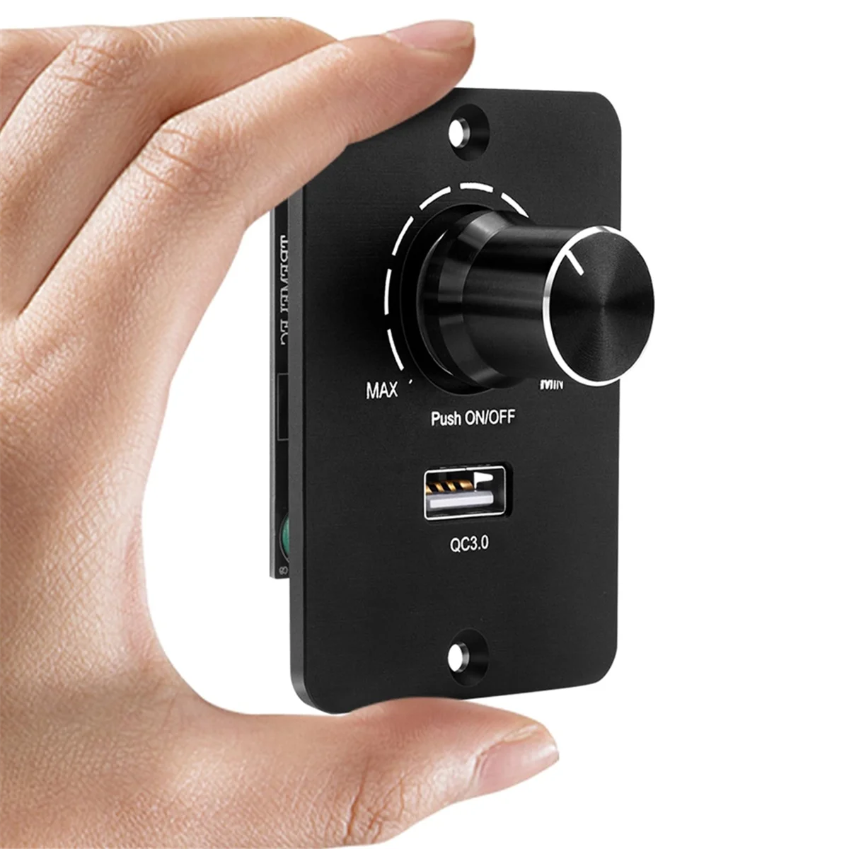 جديد 3C-DC 12-24 فولت LED باهتة PWM باهتة التبديل ، 5 أ 3 سلك باهتة لمصابيح LED مع USB شحن سريع QC 3.0 ل RV ، قارب ، شاحنة