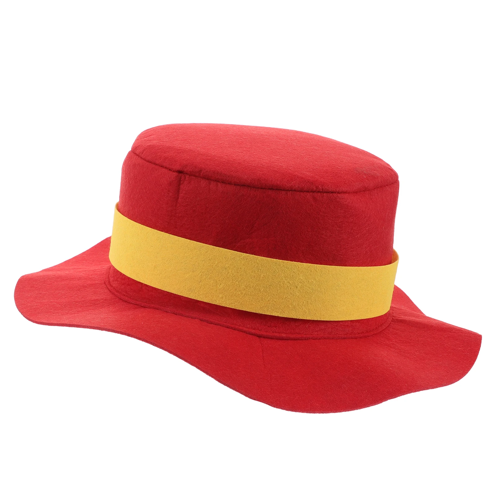 

Party Hat Felt Cloth Conjuring Performance Top Prop Flat Brim Design Stage Cosplay Hats Christmas Halloween Birthday Wedding