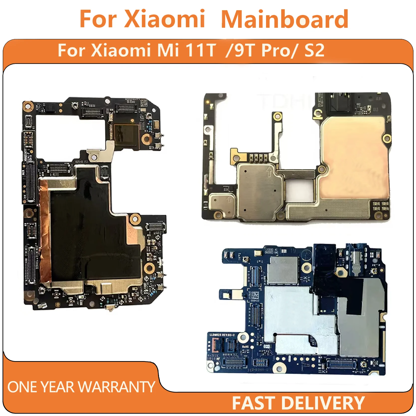 Brand New Motherboard for Xiaomi Mi 11T Pro/9T Pro/ S2 Mainboard Logic Circuit Board and Good packing