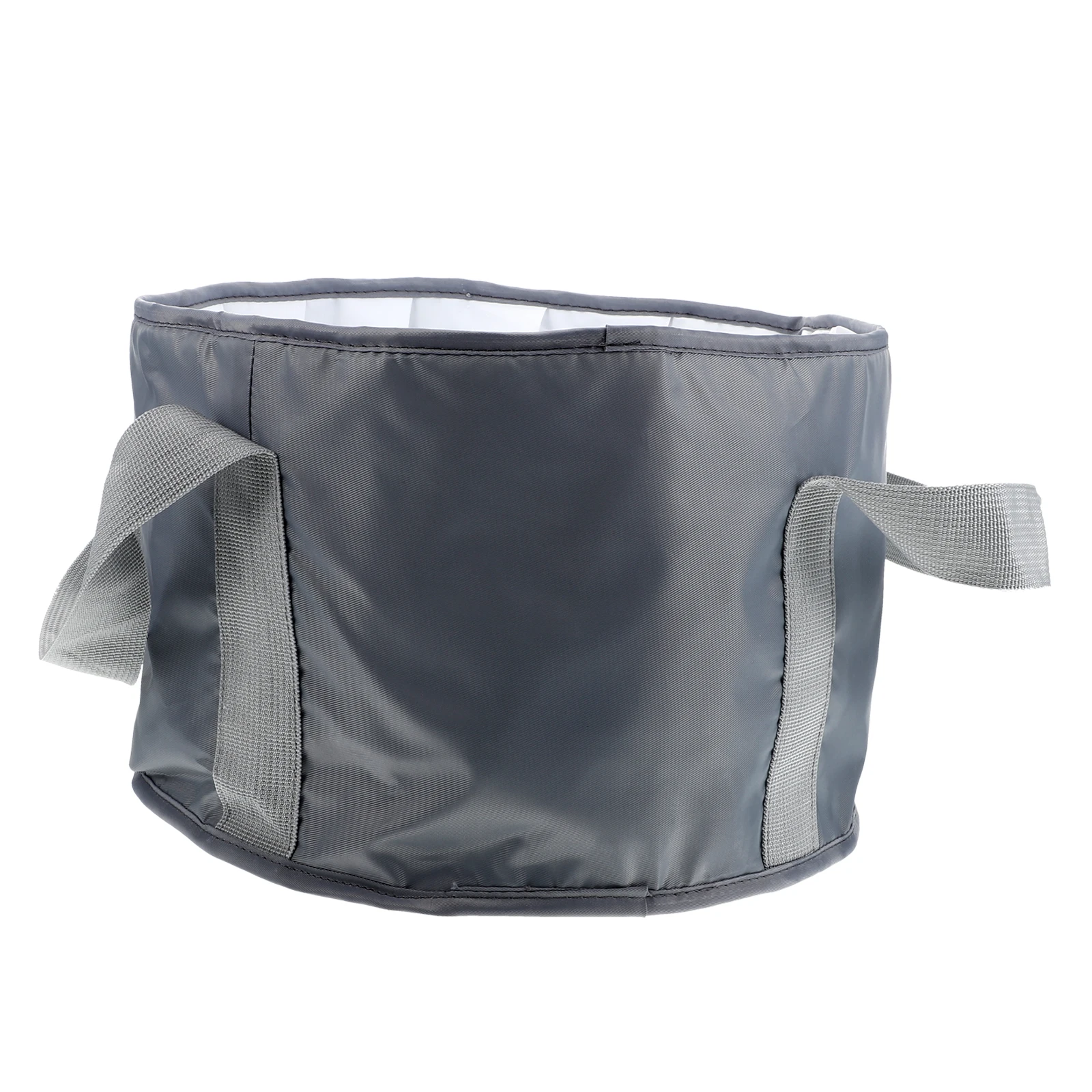 

for Foot Soaking Water Basin Portable Bath Camping Storage Bag Grey Thickened Peva Waterproof Membrane Outdoor Foldable Travel
