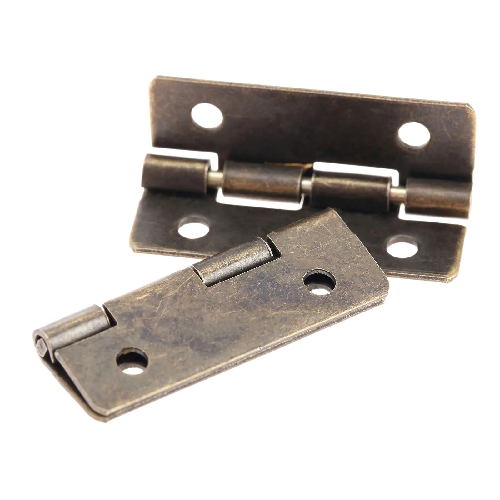 

12pcs 30mm Brass Cabinet Furniture Hinge Gift Wine Wood Box Hinge Fitting for Woodworking