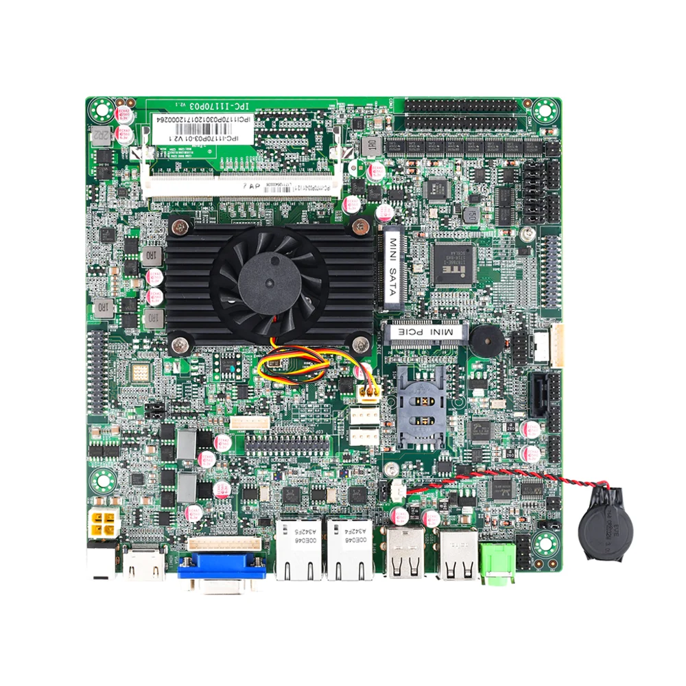 Placa base Industrial integrada Bay Trail J1900 DDR3L, MINI-ITX estándar de baja potencia, precios muy bajos, venta de liquidación