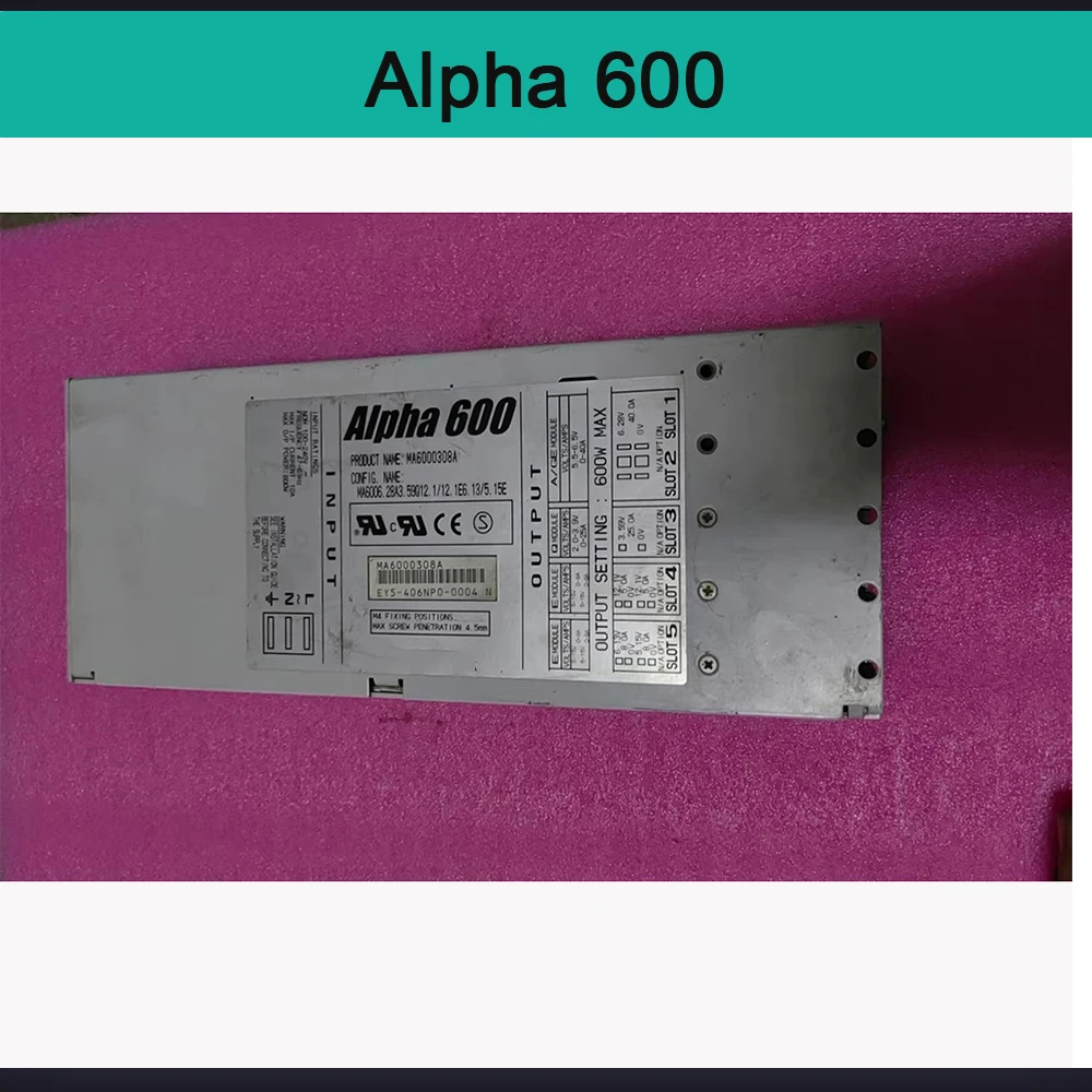 

Power Supply Modular MA6000308A Alpha 600