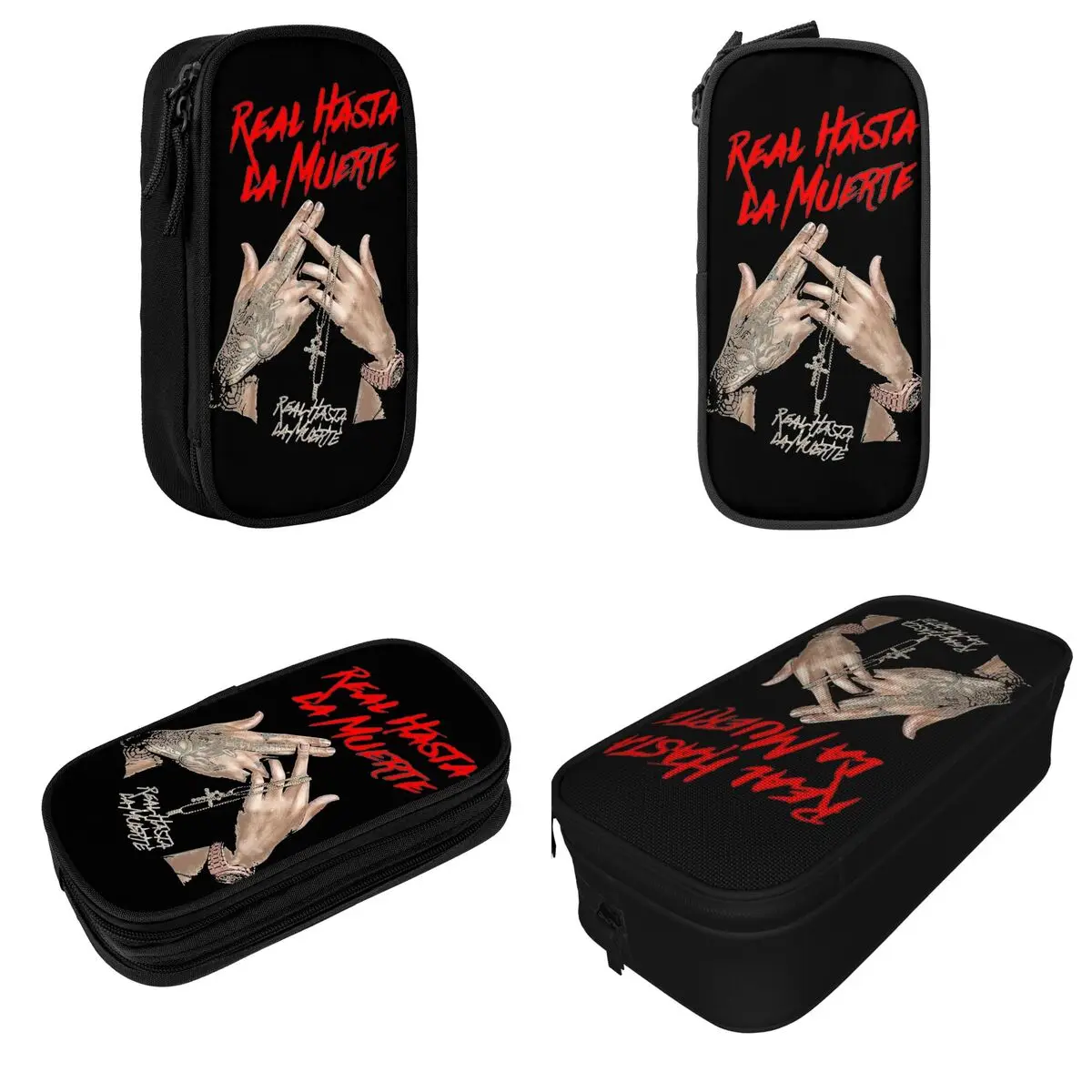 Anuel AA Real Hasta La Muerte Merch Pencil Case Large Capacity For School Rapper Pencil Box Gift
