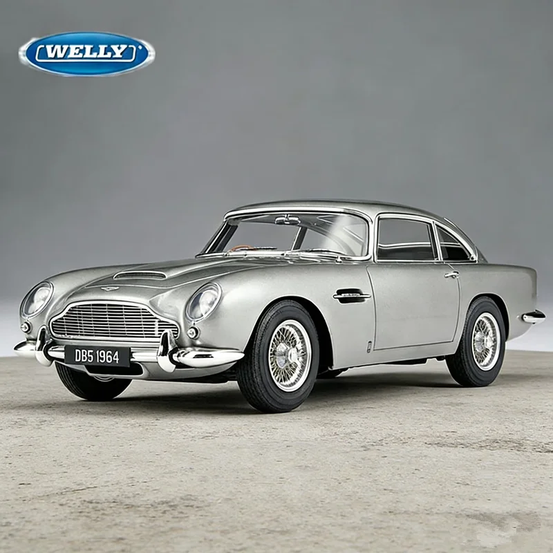 

WELLY 1:24 Aston Martin DB5 модель спортивного автомобиля из сплава, литая под давлением металлическая классическая ретро старая модель автомобиля, имитация детских игрушек, подарок