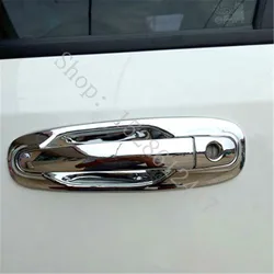 Manija de puerta Exterior cromada para Chevrolet Optra Lacetti Daewoo Nubira 2005 2006 ~ 2016, accesorios de coche, cubierta de manija de puerta, embellecedor de tazón