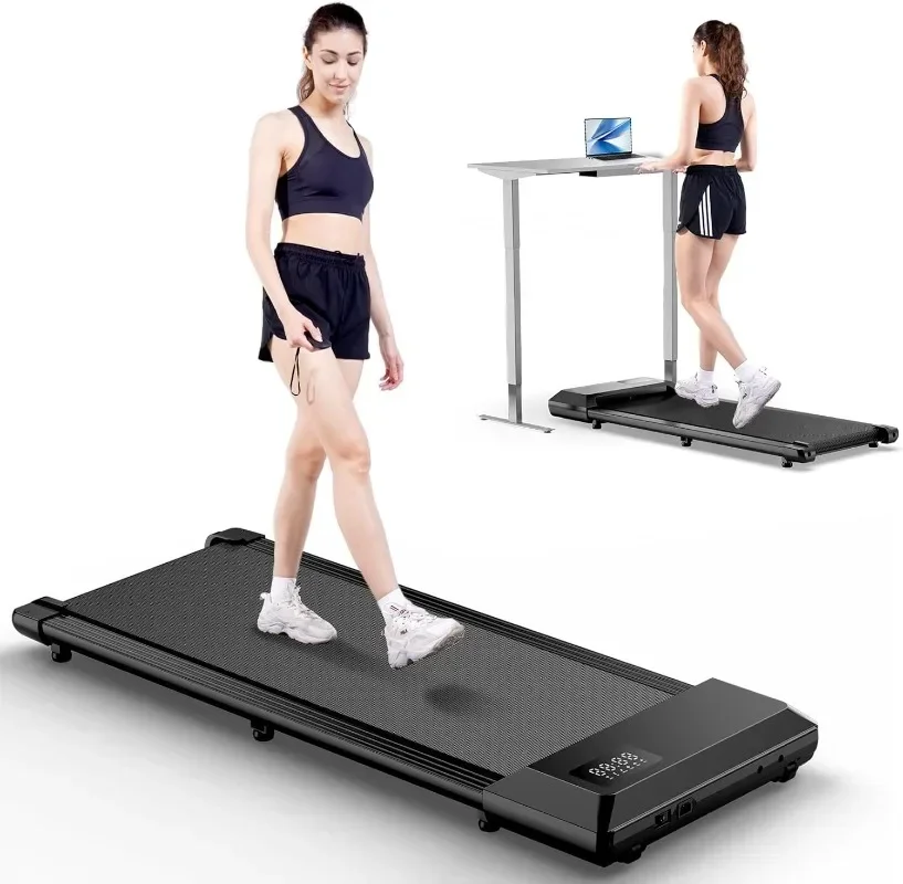 Walking Pad Treadmill 2 in 1 Under Desk Treadmill for Home Portable Desk treadmill Remote Control & LED Display