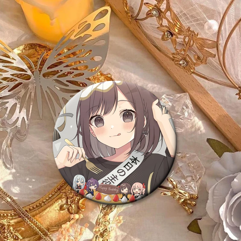 أنيمي مشروع SEKAI شارة على ظهره اكسسوارات Shinonome Ena الرموز دبابيس دبابيس الكرتون المستديرة للملابس حقيبة ديكور الهدايا