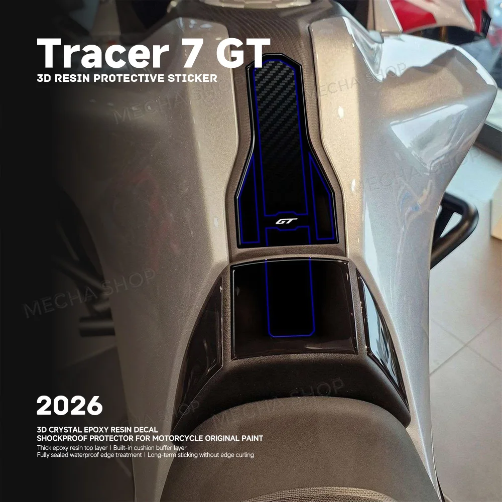 3D Adhesive Fuel Tank Protector For Tracer 7 GT Icon Performance 2026