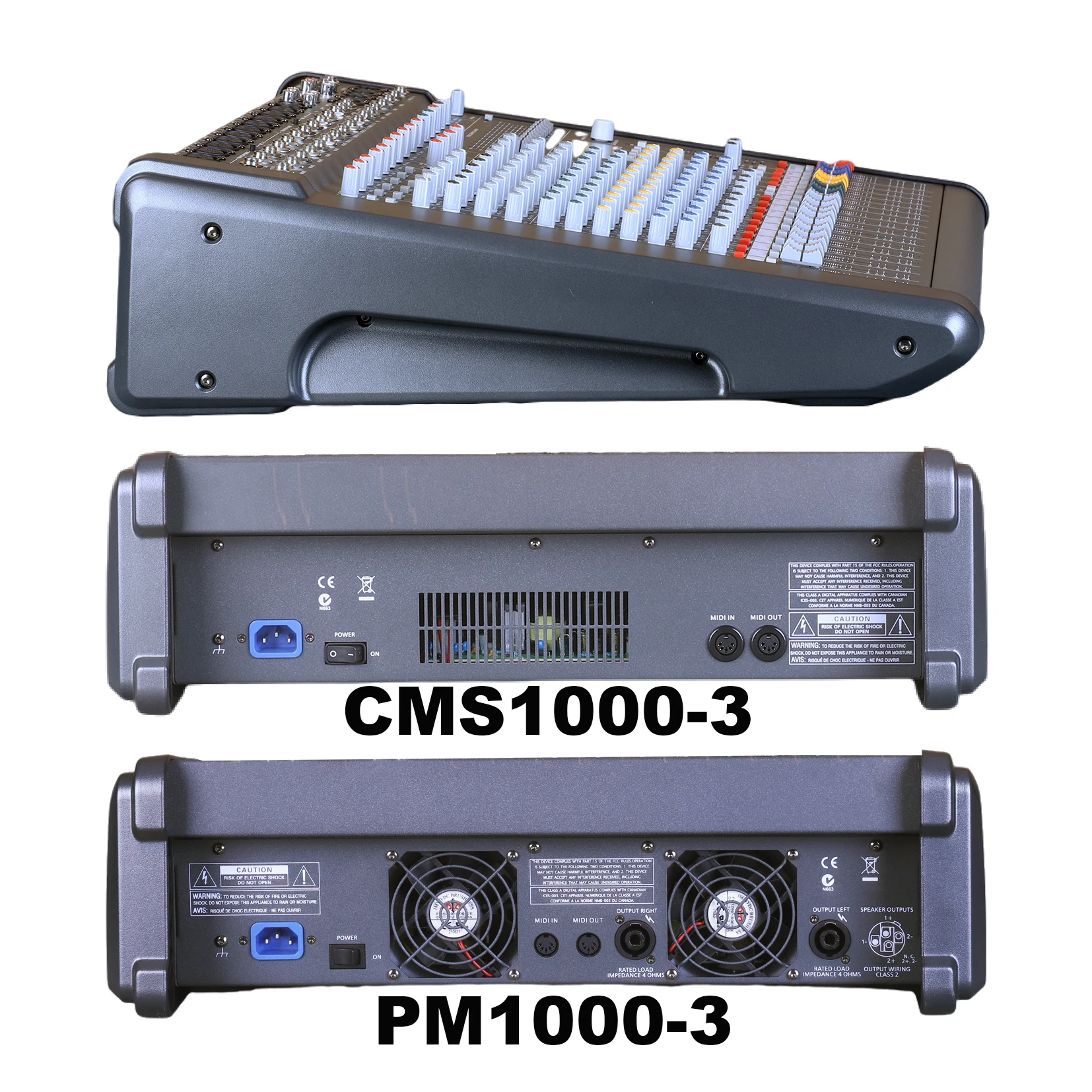 Оригинальный PM1000-3 / CMS1000-3 профессиональный усилитель микшерной консоли LCZ, аудиомиксер 48V Phantom Для сценической производительности