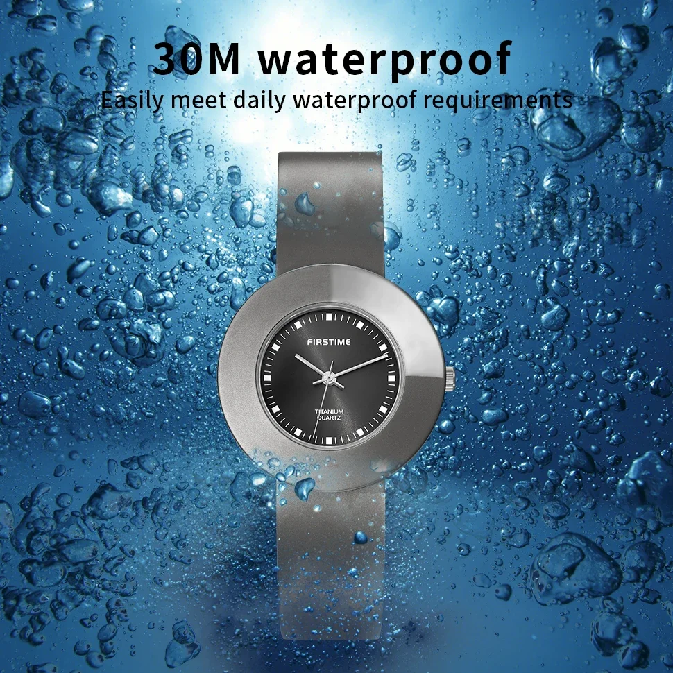 Quartz Women\'s Titanium Watch Ultra-Light Ladies Wristwatch Japan Miyota 2025 Movement 3ATM Waterproof High Accuracy Watches