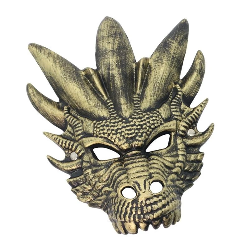39bd mascherato in maschera Dragon Head Mask Full Face Mask Halloween Animal Mask for Men Women Adult