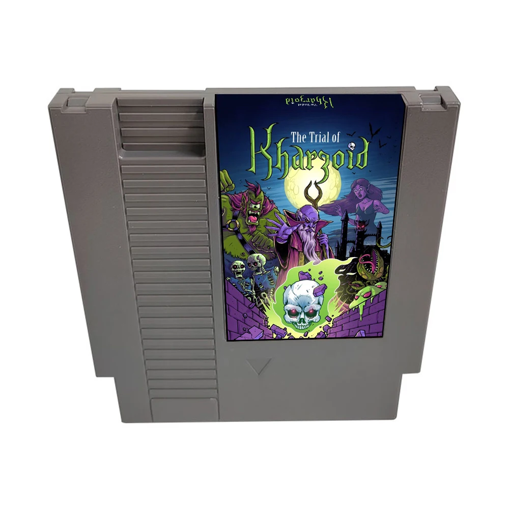 The Trial of Kharzoid - A Brand NEW NES Game Cartridge 8 Bit 72 Pin Video Game Cart For Original NES Game Console