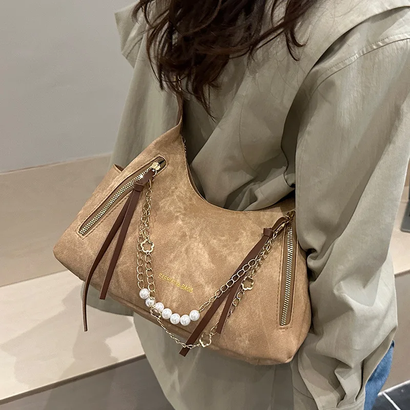 حقيبة يد نسائية عصرية مزينة بمجوهرات عصرية وحقيبة عشاء كاجوال مناسبة للأزواج في مواسم الخريف والشتاء