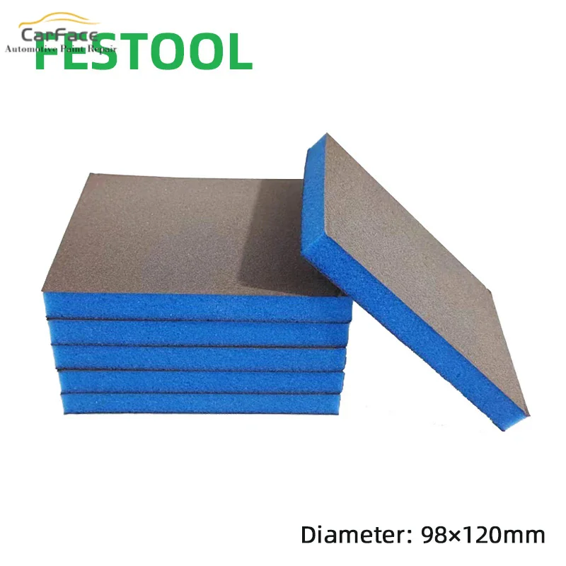 

FESTOOL Sponge Sandpaper Car Paint Plastic Sanding Polishing Super Soft Double-sided Hand Grinder 220/800 Grit Abrasive