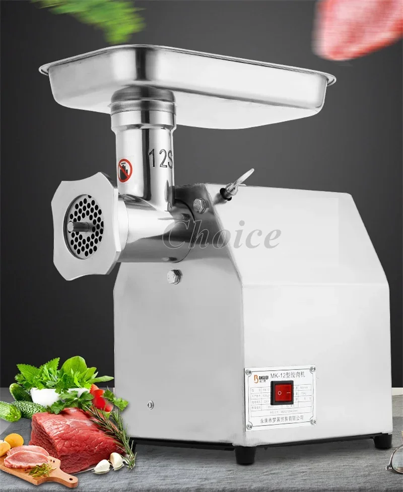 Multifunctional Electric Meat Grinder Small Household Stuffing Stainless Meat Mincer Commercial Desktop Sausage Enema Machine