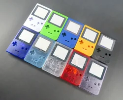 Full Case Cover Housing Shell Replacement for Gameboy Pocket Game Console for GBP grey Shell Case with Buttons Kit