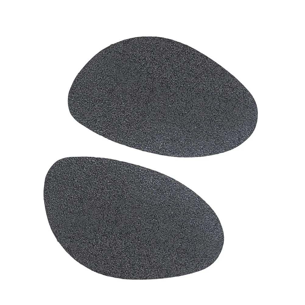 

1Pair Non-Slip Shoe Pads Self-Adhesive High Heel Sole Protectors Black Size L Anti-Skid Grip for Boots Sandals Heels