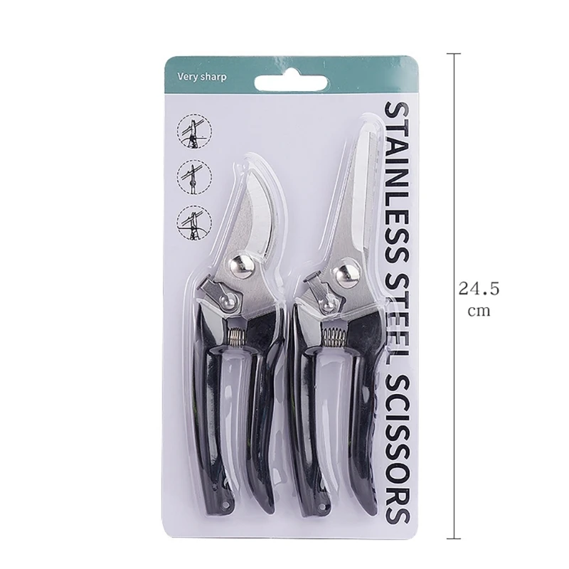 Y6GD 2PCS Garden Hedge Shears for Apparing Borders