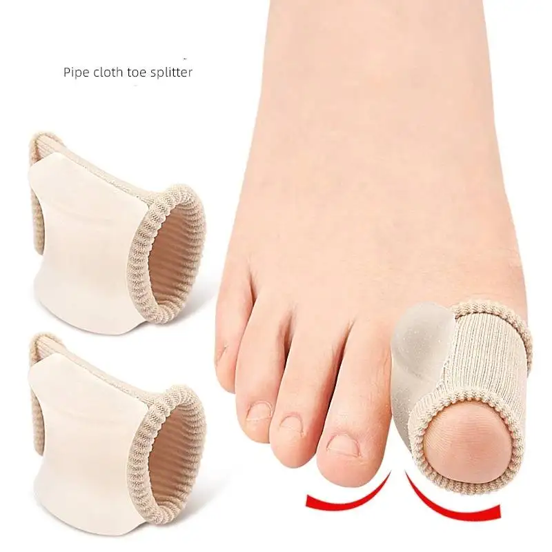 1/2/5Pcs Silicone One Toe Separator Adjuster Effective Bunion Hallux Valgus Corrector Straightener Bunion Separator Foot Care