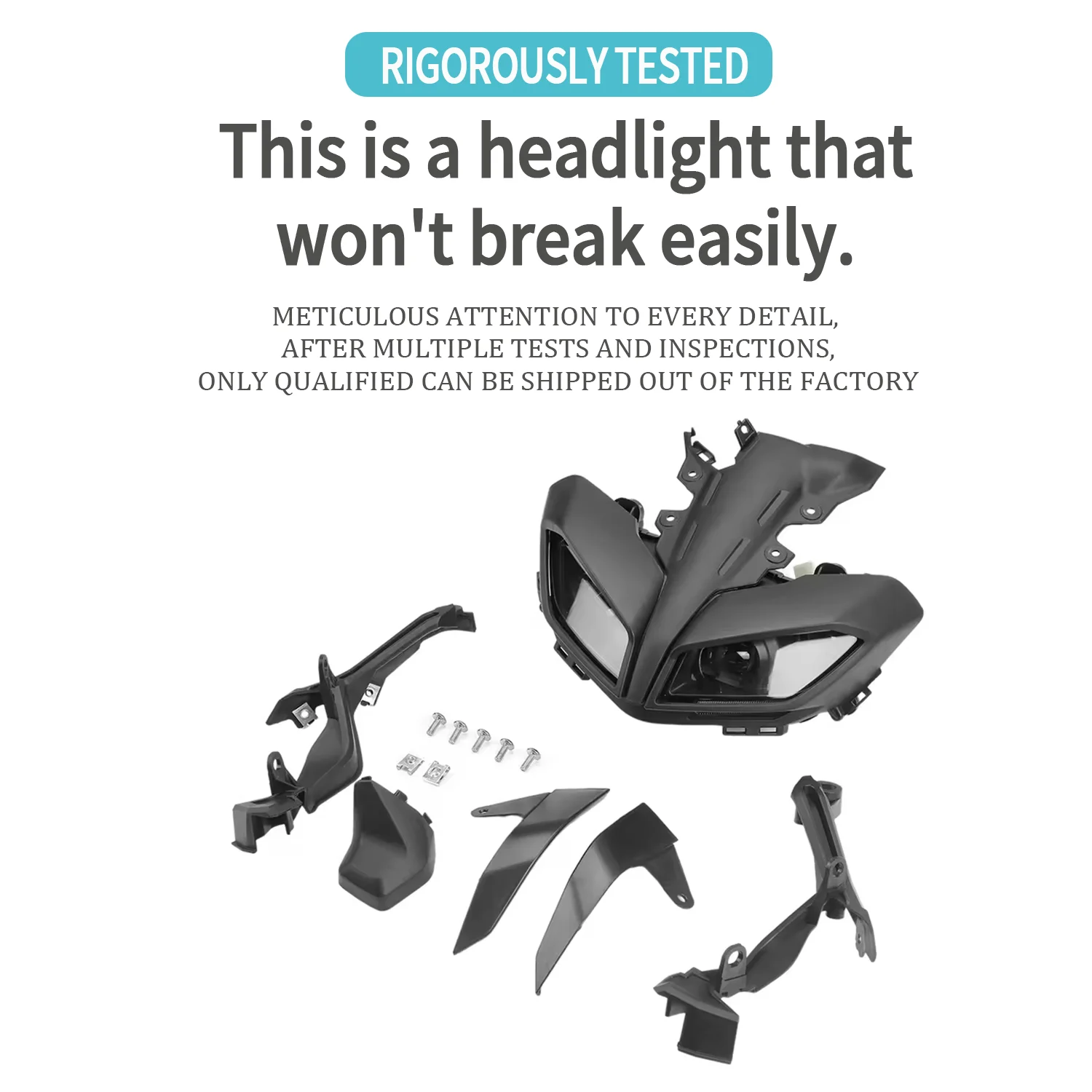 For YAMAHA MT 09 Headlight Assembly MT09 MT-09 2013 2014 2015 2016 Headlight Cover Protective Shell Frame Upper Fairing