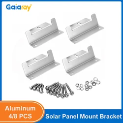 Solar Panel Aluminum Mounting Bracket Kits Roof Z-Style Bracket Mount Photovoltaic Panel  Z-bracket Stand For Car Boat RV Yacht