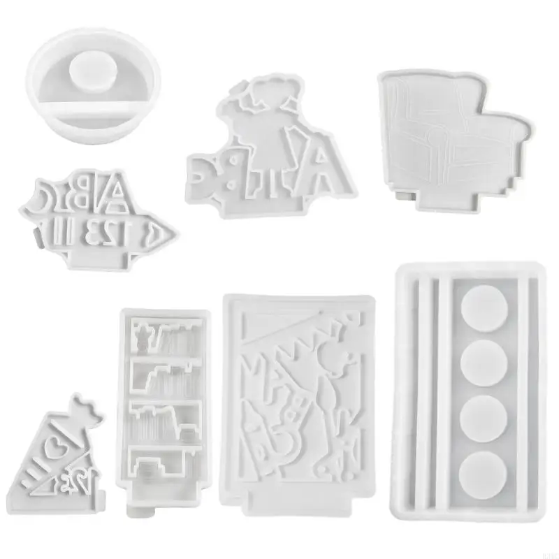 

R3MC Flexible Silicone Mould Holder Mold Studying Girl Base Moulds