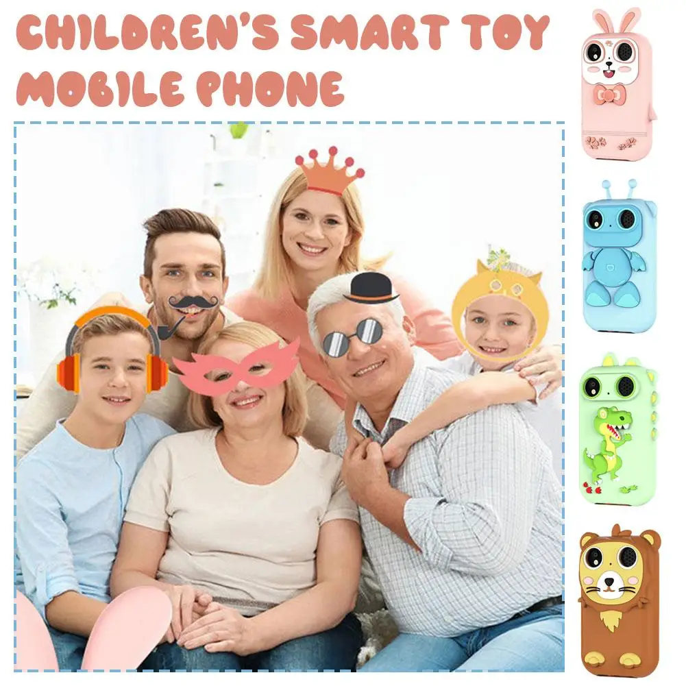 Children's Smartphone Toy Phone For Girls 3-10 Years Old 2.8-inch Touch Screen Toddler Learning Toy Plastic Kids Smartphone J4C5