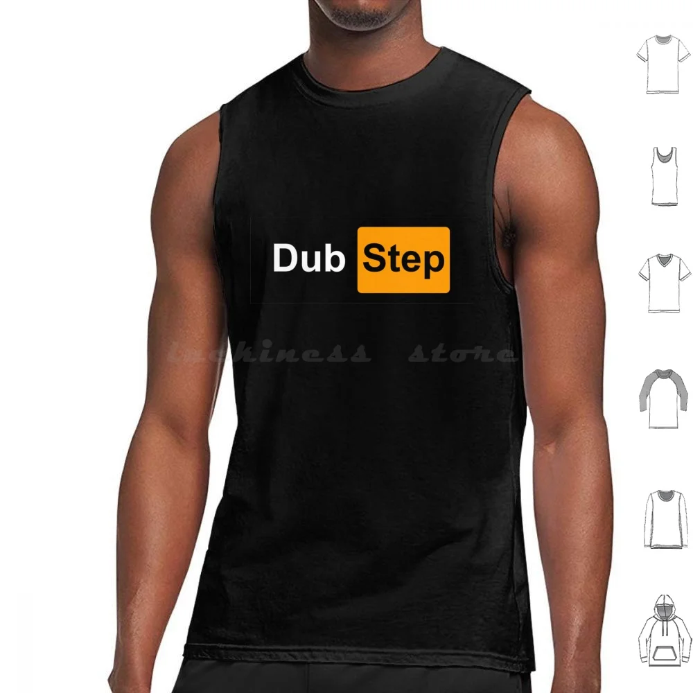 Dubstep Tank Tops Vest Sleeveless Dubstep Riddim Music Edm Rave Headbanger Funtcase Rusko Excision Funny Lost Lands Electric