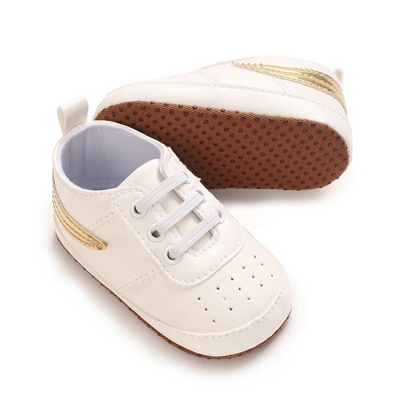 Baby-Sneaker mit weicher Sohle, Neugeborenen-Laufschuhe, rutschfeste PU-Leder-Freizeitschuhe für Kleinkinder von 0-18 Monaten, für Jungen und Mädchen. – Detail 22