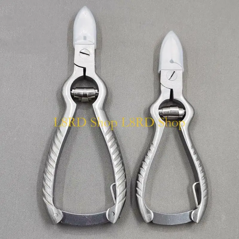 L8RD Toenail Clippers for Thick or Ingrown No-slip Handle Podiatrist's Clippers